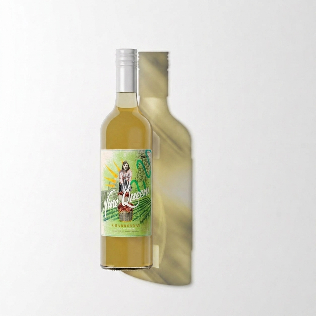 2024 Nine Queens Chardonnay bottle