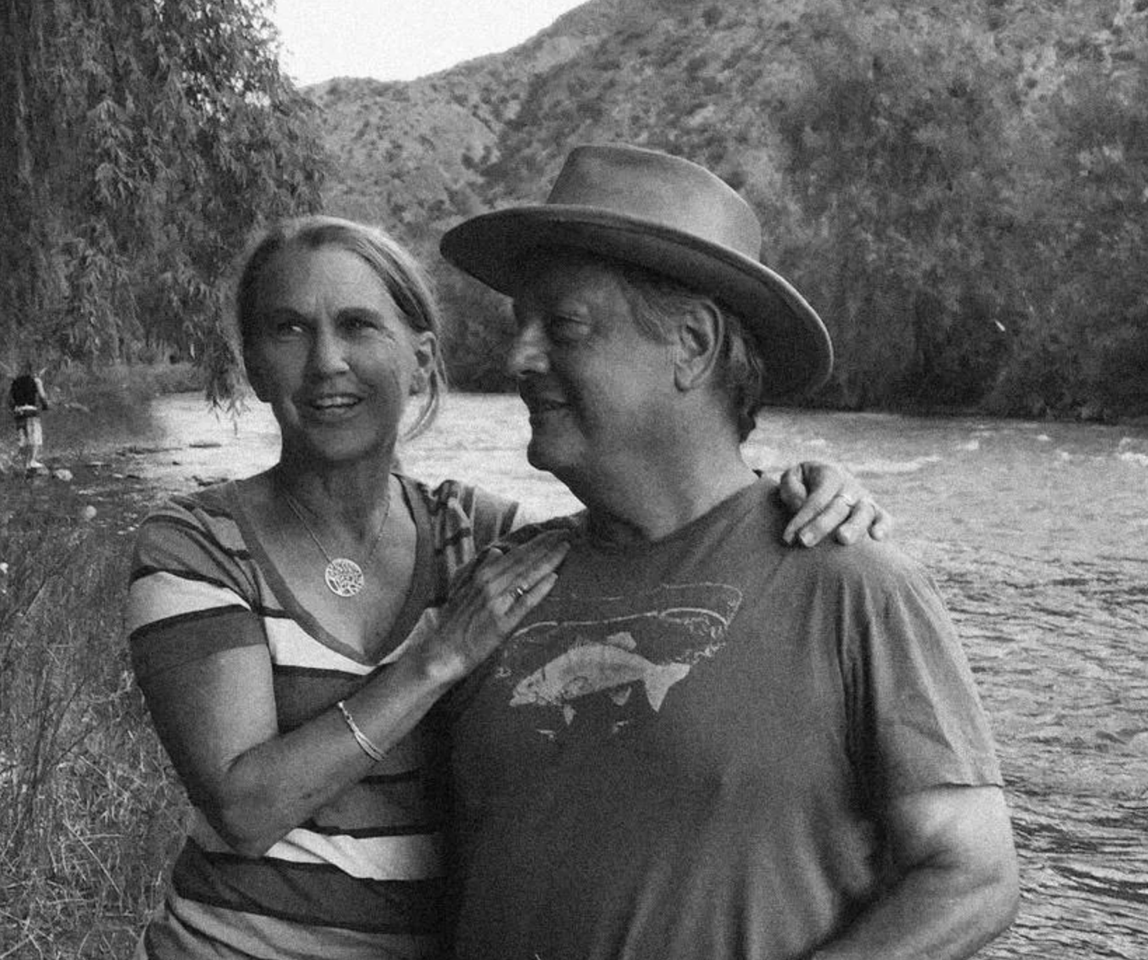 Founders by the river in Mendoza