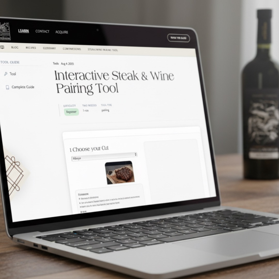 Wine & Steak Comparison Tool