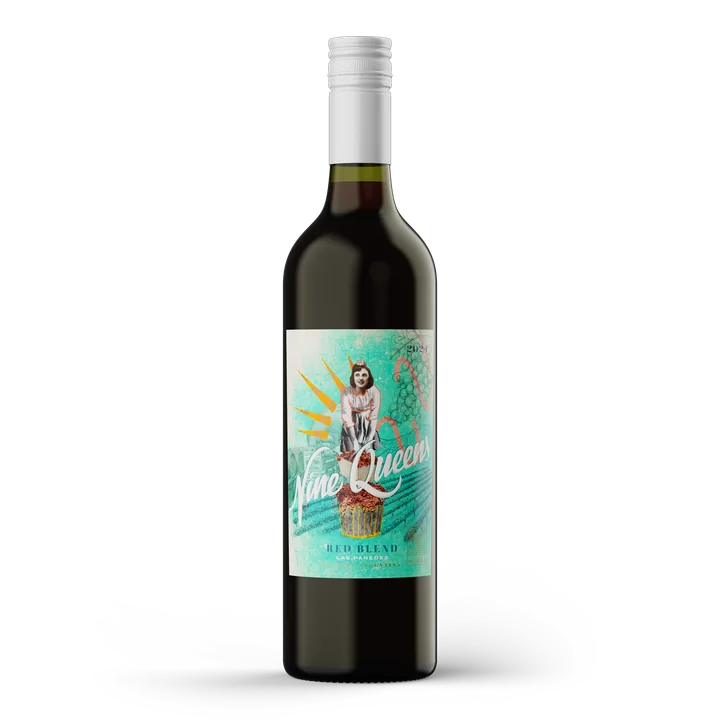 2024 Nine Queens Red Blend bottle