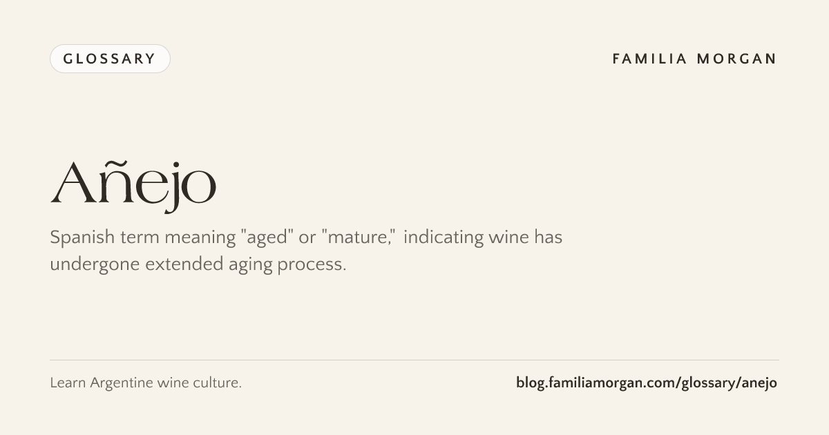Anejo Meaning In English